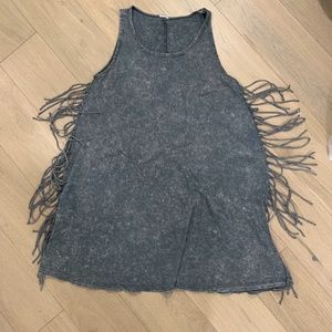 gray wash dress